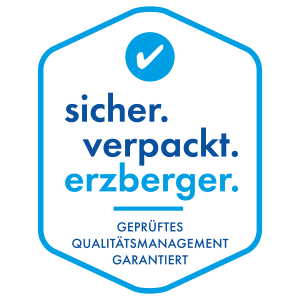 Logo sicher verpackt erzberger